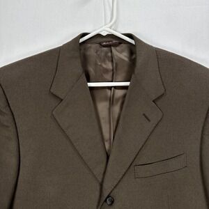 Canali Loro Piana Cashmere Blazer Mens 44R Brown Sport Coat Made Italy